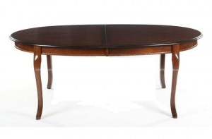 Стол  обеденный овальный раскладной до 2400 см(MK-1217-TB– купить в интернет-магазине ЦЕНТР мебели РИМ